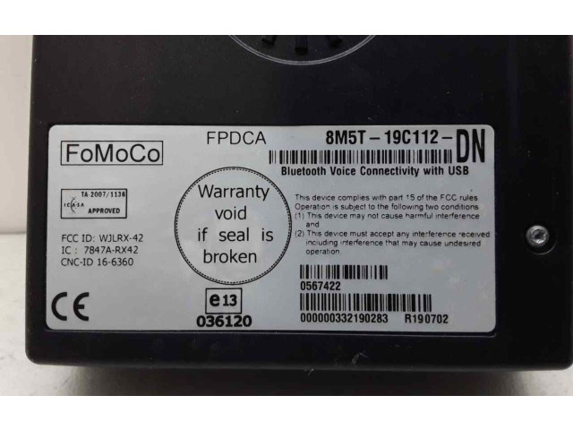 Модуль «Bluetooth» 8M5T19C112DN Ford Fiesta
