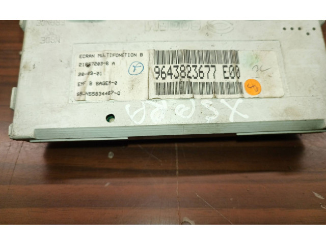 Дисплей 9643823677 Citroen Xsara