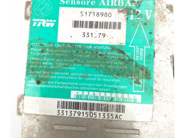 Блок подушек безопасности 51718980, 334155005 Fiat Albea