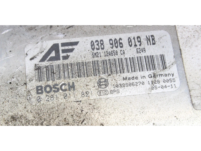 Блок управления двигателя 038906019NB, 0281011821 Ford Galaxy