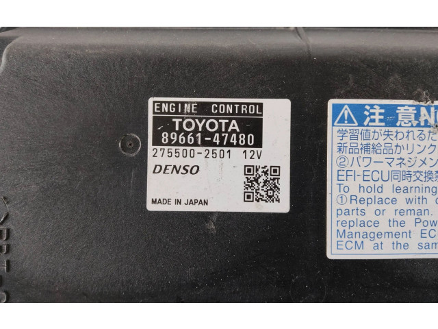 Řídící jednotka 8966147480, 2755002501 Toyota Prius+ (ZVW40) 2014