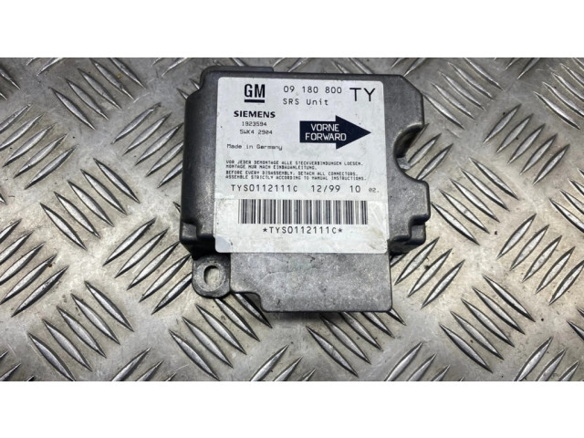 Блок подушек безопасности 1923594, 09180800   Opel Vectra B