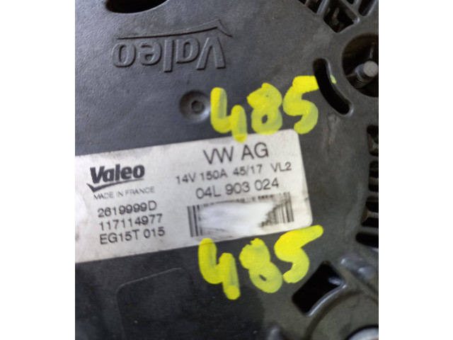 Генератор 04L903024, 2619999D Skoda Karoq