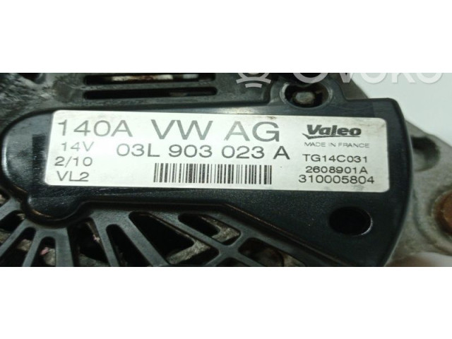 Генератор 03L903023A Volkswagen Golf VI