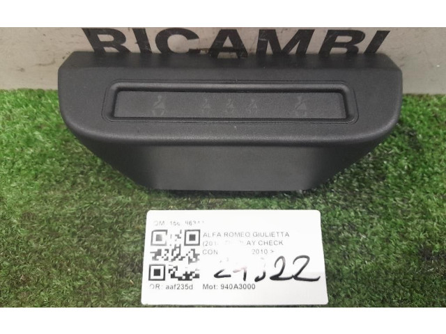 Дисплей 156086344, 156086344 Alfa Romeo Giulietta