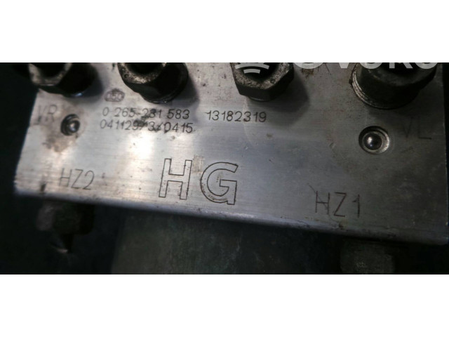 Блок АБС 0265281583, 13182319 Opel Meriva A 2003 - 2010 года