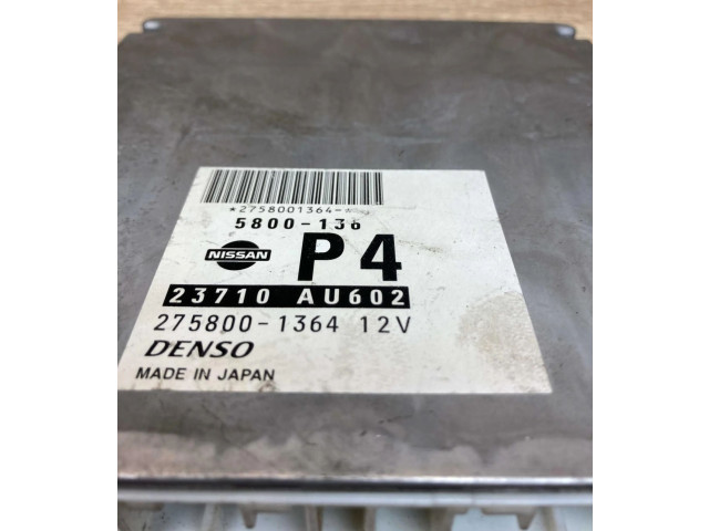 Řídící jednotka 23710AU602, 2758001364   Nissan X-Trail T30 2001
