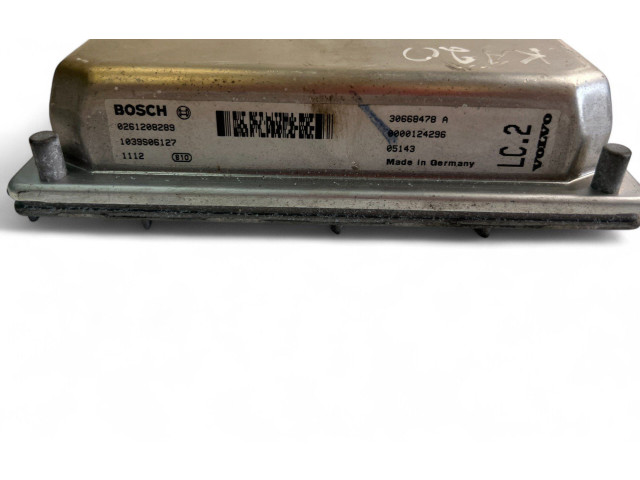 Блок управления двигателем Блок управления 30668478A, 0261208289 Volvo S60