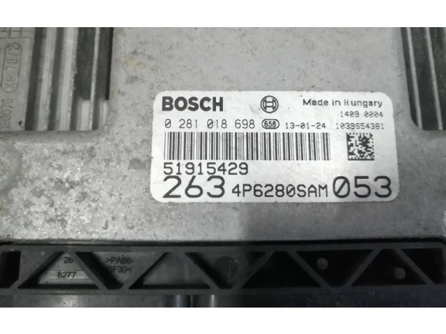 Řídící jednotka 0281018698, 4P6280SAM Fiat Doblo 2013