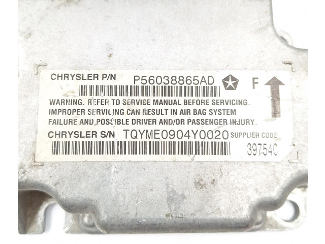 Блок подушек безопасности 39754C, P56038865AD Jeep Cherokee III KJ