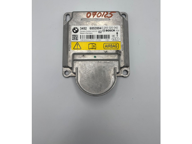 Блок управления надувных подушек 6853994, 0265020042 BMW X3 F25