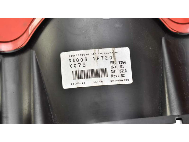 Přístrojová deska KIA Venga 2010 940031P720, 940031P720