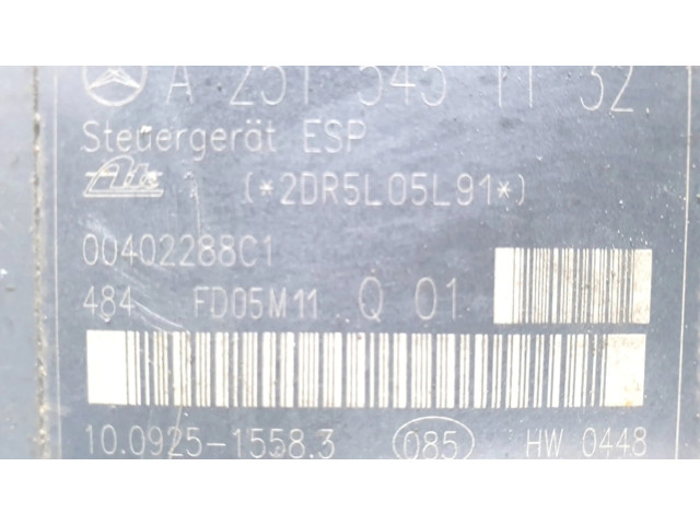 Jednotka ABS A2515451132 Mercedes-Benz R W251 2006