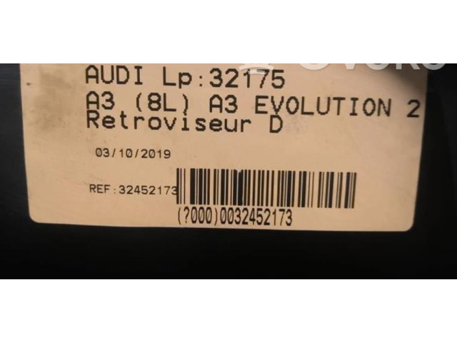 Зеркало электрическое        Audi A3 S3 8L  1996 - 2003 года   