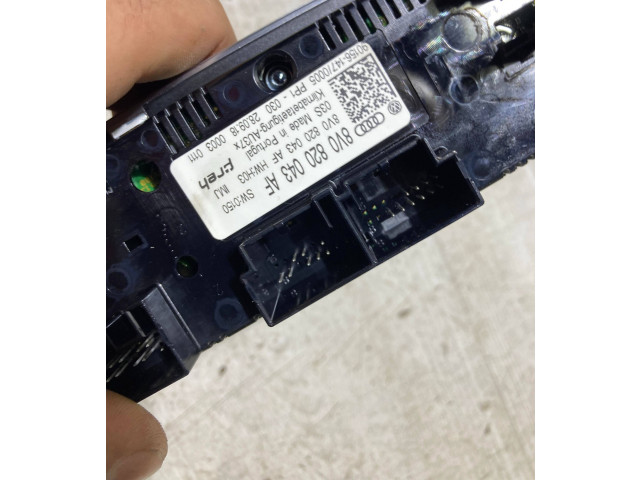 Блок управления климат-контролем 8V0820043AF   Audi A3 S3 8V