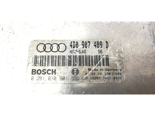 Блок управления двигателя 4D0907409D, 28RTF048 Audi A8 S8 D2 4D