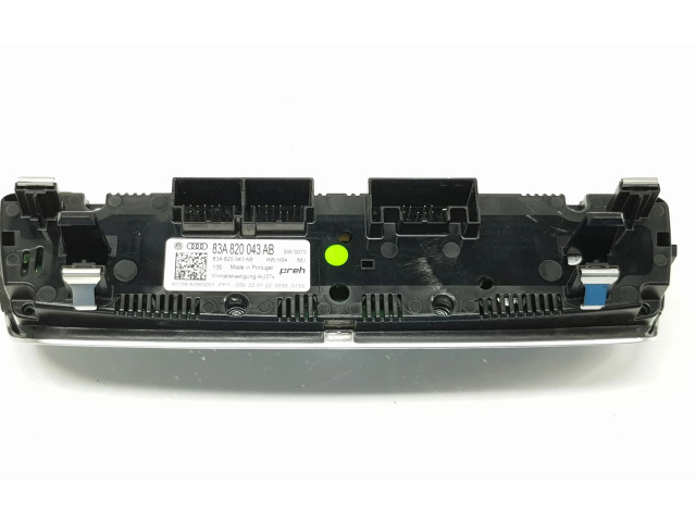 Блок управления климат-контролем 83A820043AB, 83A820043AB Audi Q3 F3