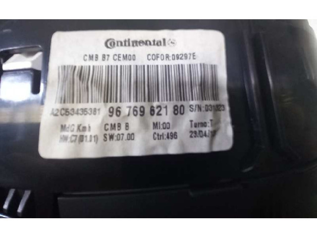 Панель приборов 9812833780, 9676962180 Citroen DS4