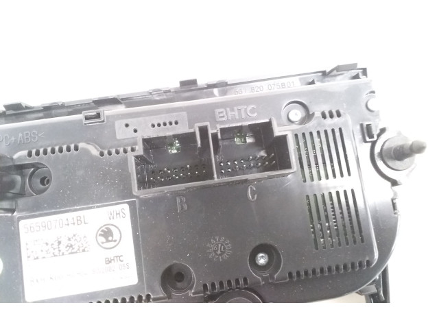Блок управления климат-контролем 565907044BL Skoda Karoq