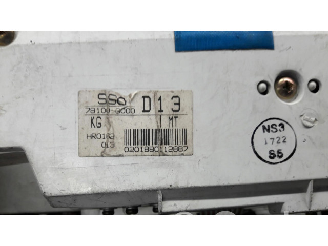 Панель приборов 78100-G000 Honda Prelude