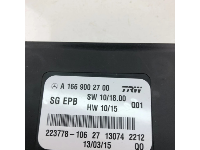 Блок управления A1669002700   Mercedes-Benz ML W166