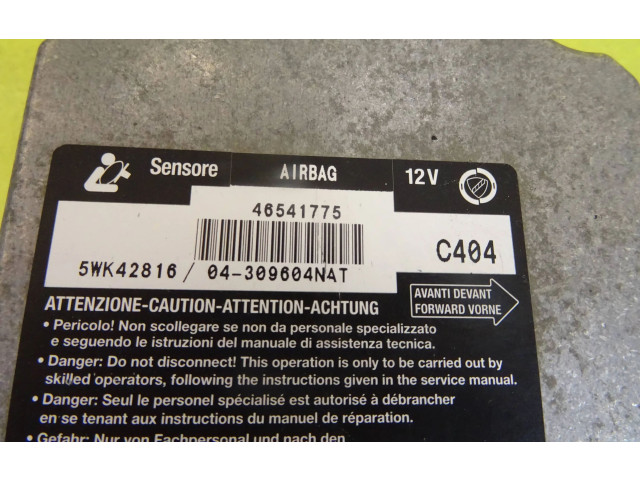 Блок подушек безопасности 46541775, 5WK42816   Fiat Bravo - Brava