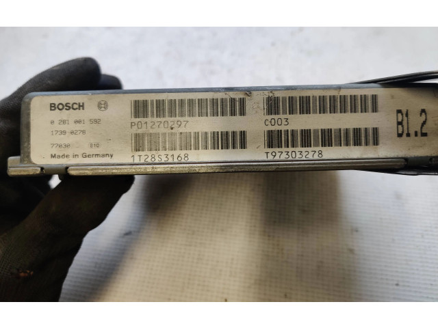 Блок управления двигателя P01270297, 0281001592 Volvo S70 V70 V70 XC