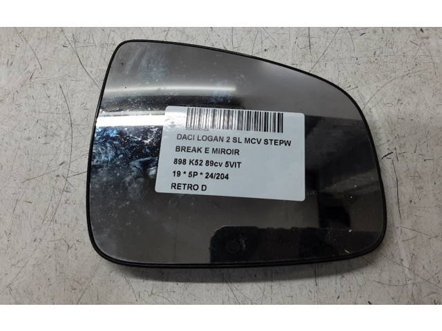 Зеркало (механическое) Dacia Logan II 2012 - 2020 года