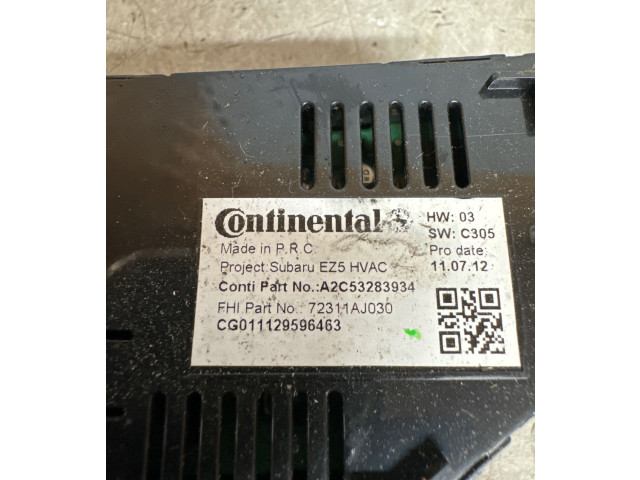 Блок управления климат-контролем 72311AJ030, A2C53283934 Subaru Outback