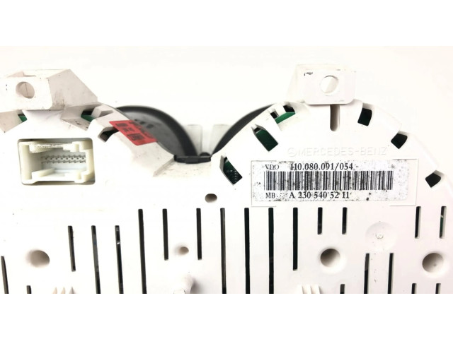 Přístrojová deska Mercedes-Benz SL R230 2003 A2305407547, A2305405211