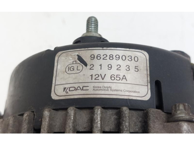 Генератор 96289030, 96289030   Chevrolet Matiz      