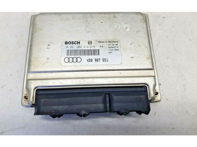 Блок управления двигателя 4d0907551, nr2204   Audi A4 S4 B5 8D