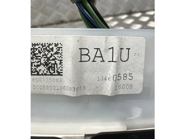 Přístrojová deska Opel Zafira C 2016 13460585, 0585316008