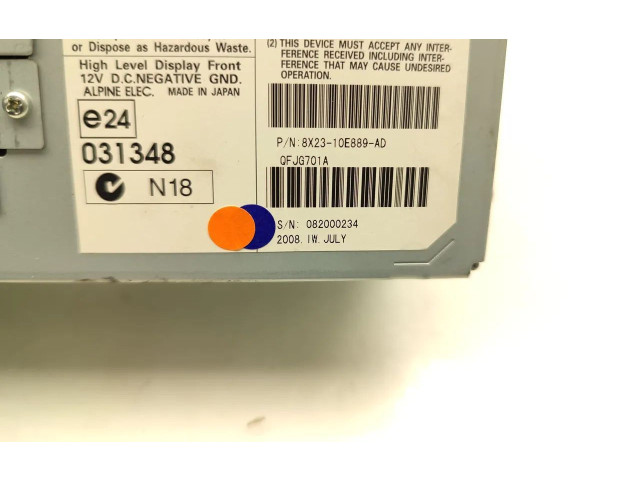 Дисплей 8X23-10E889-AD Jaguar XF