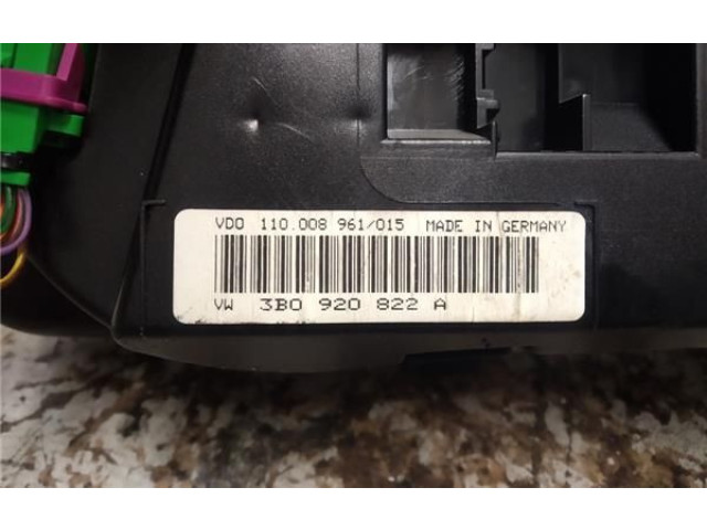 Přístrojová deska Volkswagen Passat Alltrack 1999 3B0920822A, 3B0920822A