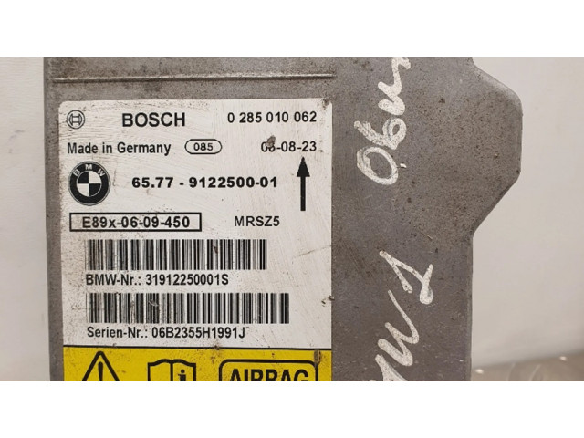 Блок подушек безопасности 9122500, 0285010062 BMW 1 E81 E87