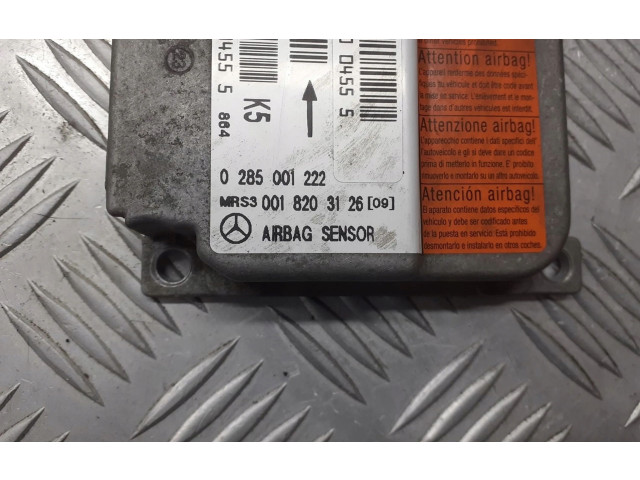Блок подушек безопасности 0285001222   Mercedes-Benz A W168