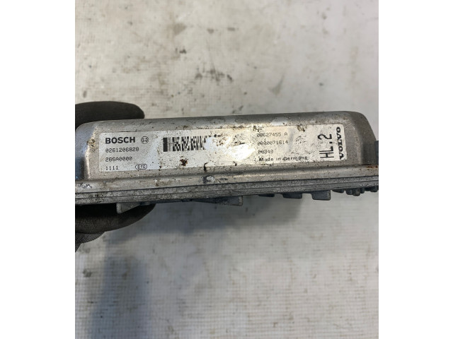 Блок управления двигателя 0261206828, 08627455A Volvo V70