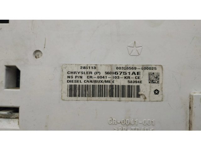 Přístrojová deska Dodge Journey 2016 58994E, CR0041001