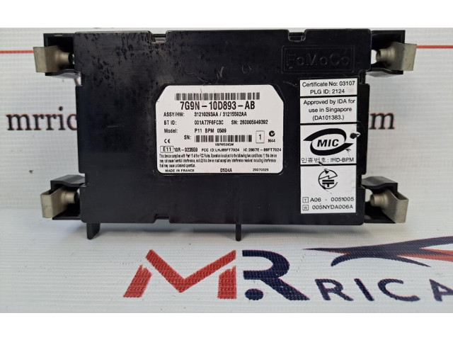 Блок управления 7G9N-10D893-AB, 7G9N-10D893-AB   Land Rover Freelander 2 - LR2