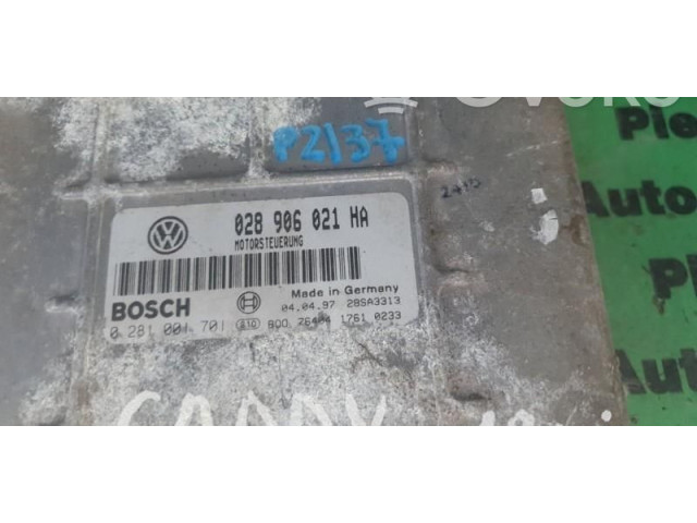 Блок управления двигателем Блок управления 0281001701, 028906021HA Seat Inca (6k)