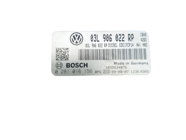 Řídící jednotka PASDEREFERENCE Volkswagen Tiguan 2009