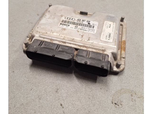 Řídící jednotka 4E0907560, 0261207256   Audi A8 S8 D3 4E 2002