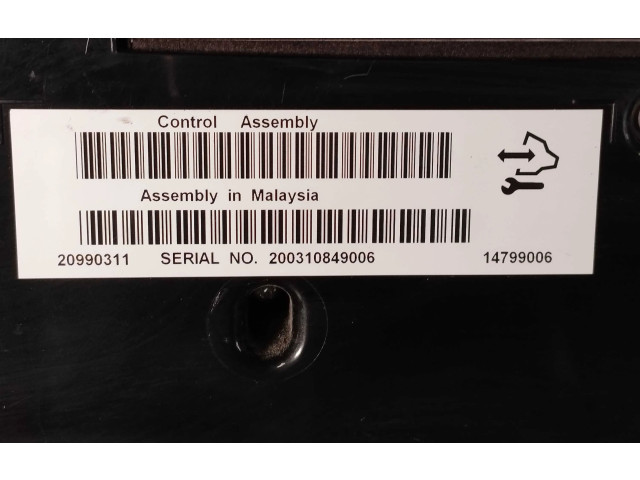 Блок управления климат-контролем 20990311, 14799006   Chevrolet Camaro