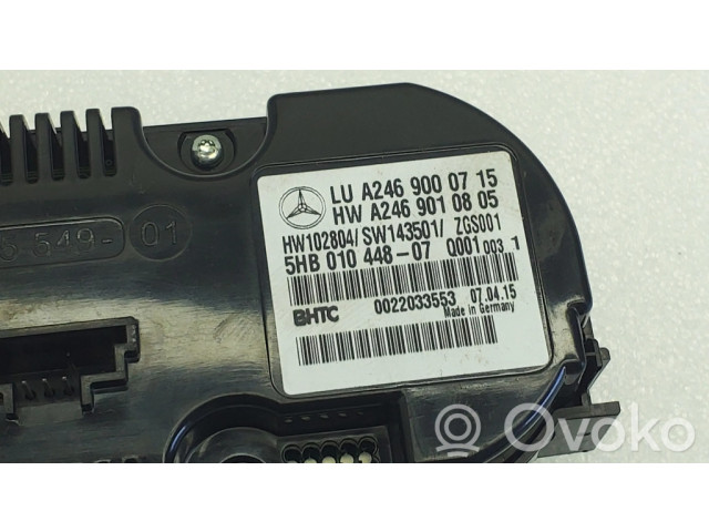 Блок управления климат-контролем A2469000715, A2469010805 Mercedes-Benz A W176