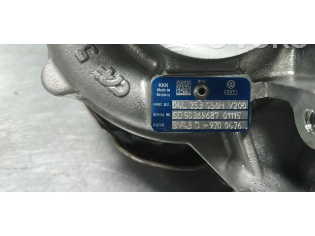 Турбина Нагнетатель Audi A6 S6 C7 4G  04L253056H, 04L253056C   для двигателя CNHA      