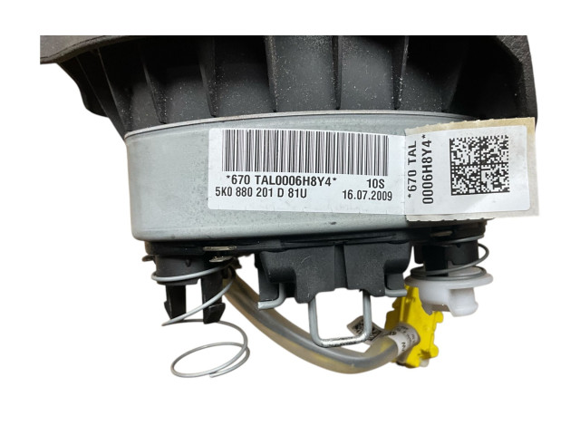 Руль Volkswagen Touran II  2010 - 2016 года 5K0880201D, 5K0419091H      