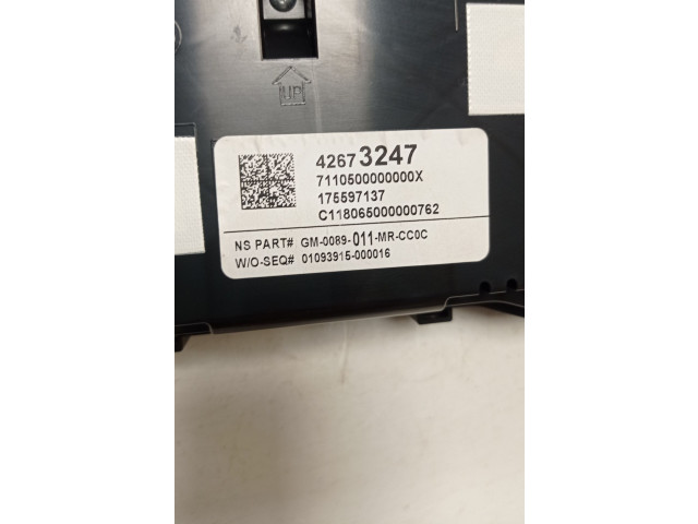 Панель приборов 42673247, 42673247   Buick Encore I       