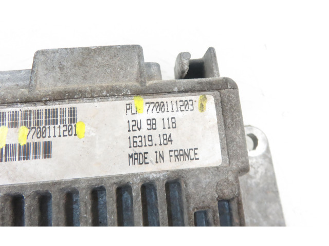 Řídící jednotka 7700111201, 7700111203   Renault Clio II 1998