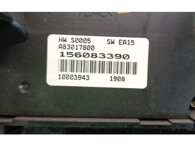 Блок управления климат-контролем 156083390, A83017800 Alfa Romeo Mito